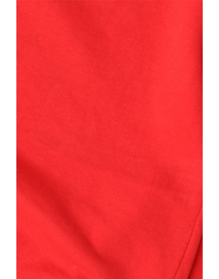 Zara Sweat-shirt pour femme UK 14 en coton rouge moyen