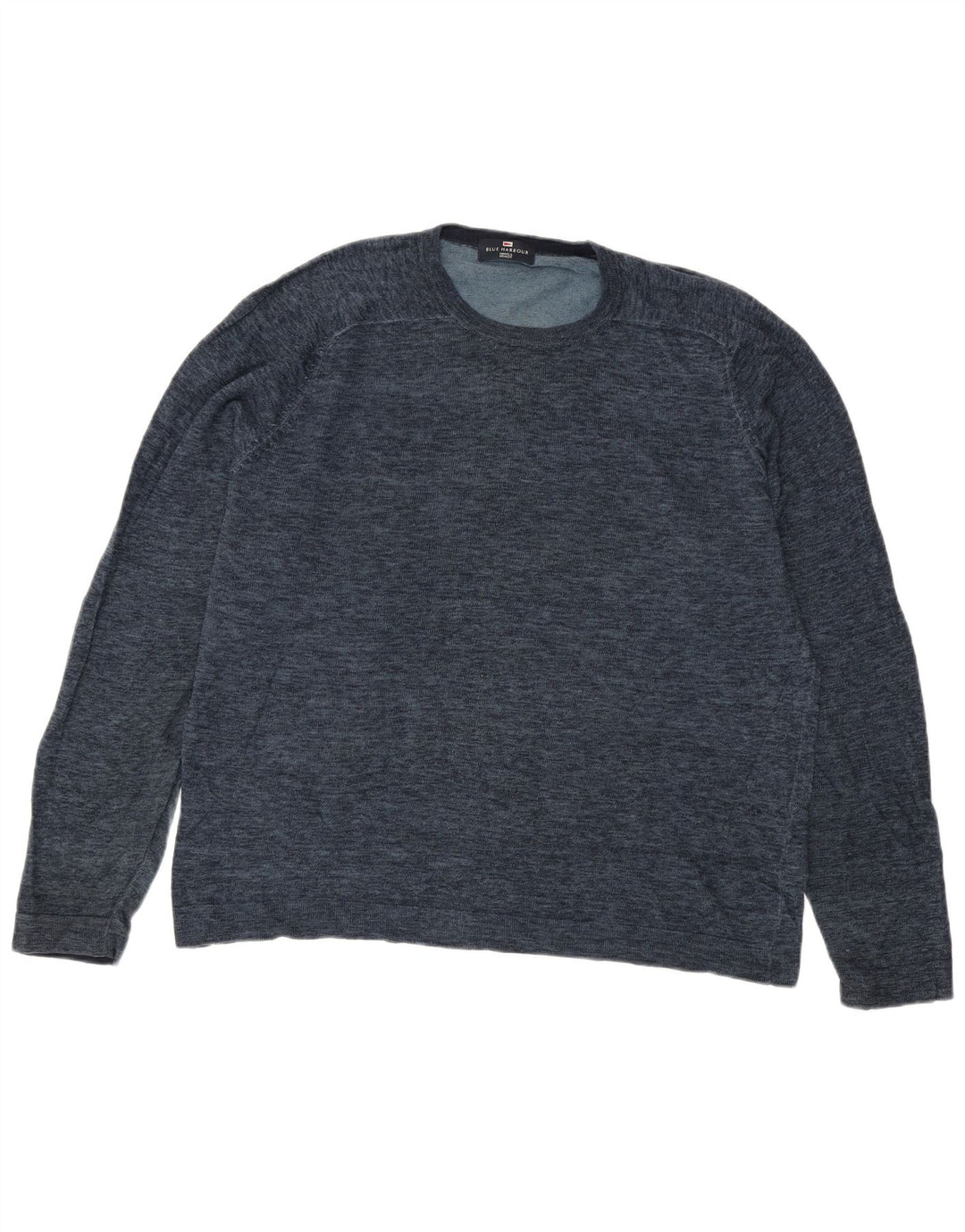 Marks & Spencer Pull à col rond Blue Harbour pour homme, grand bleu marine