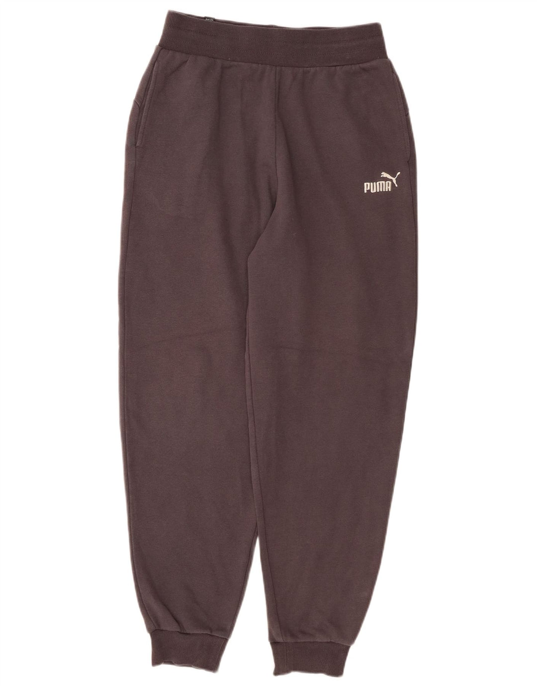 PUMA Pantalon de survêtement pour femme UK 8 Small Gris Coton