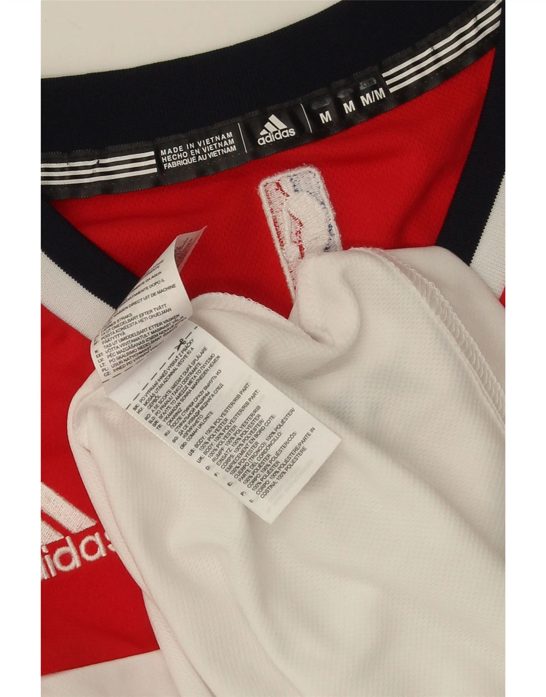 ADIDAS Débardeur Wizards Graphic Homme Blanc Moyen Polyester Colorblock