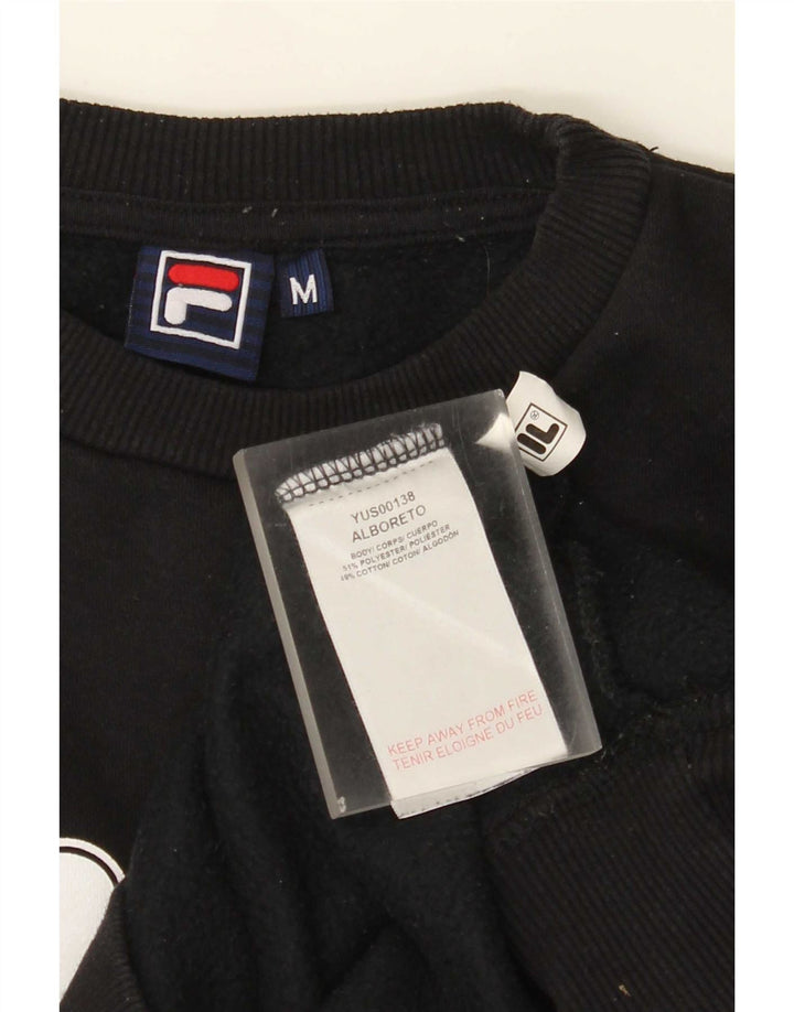 Fila Sweat-Shirt Graphique Homme Noir Moyen Polyester