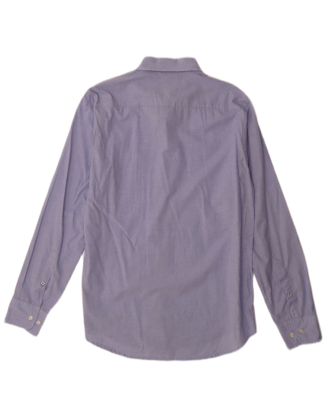 BONOBOS Chemise Longue Coupe Slim Homme Bleu Moyen Coton