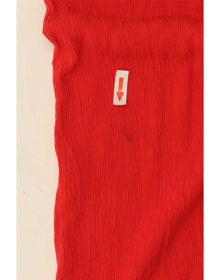 Marks & Spencer Robe d'été longue pour femme UK 14 Rouge moyen