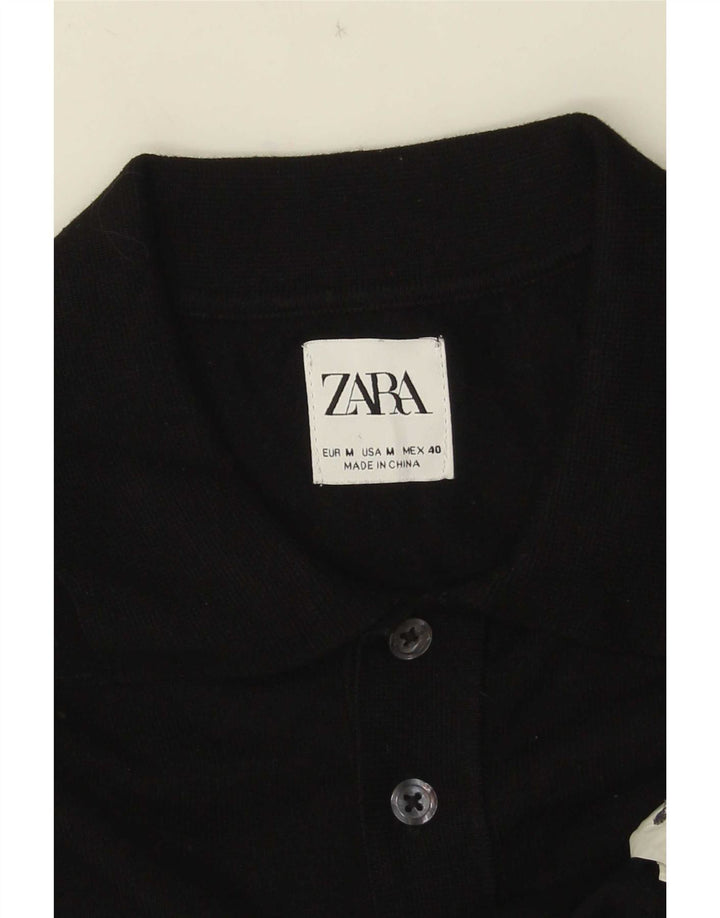 Polo Homme Zara Noir Moyen