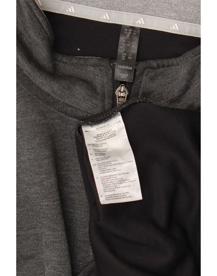 Adidas Veste de survêtement pour homme 2XL Gris Polyester