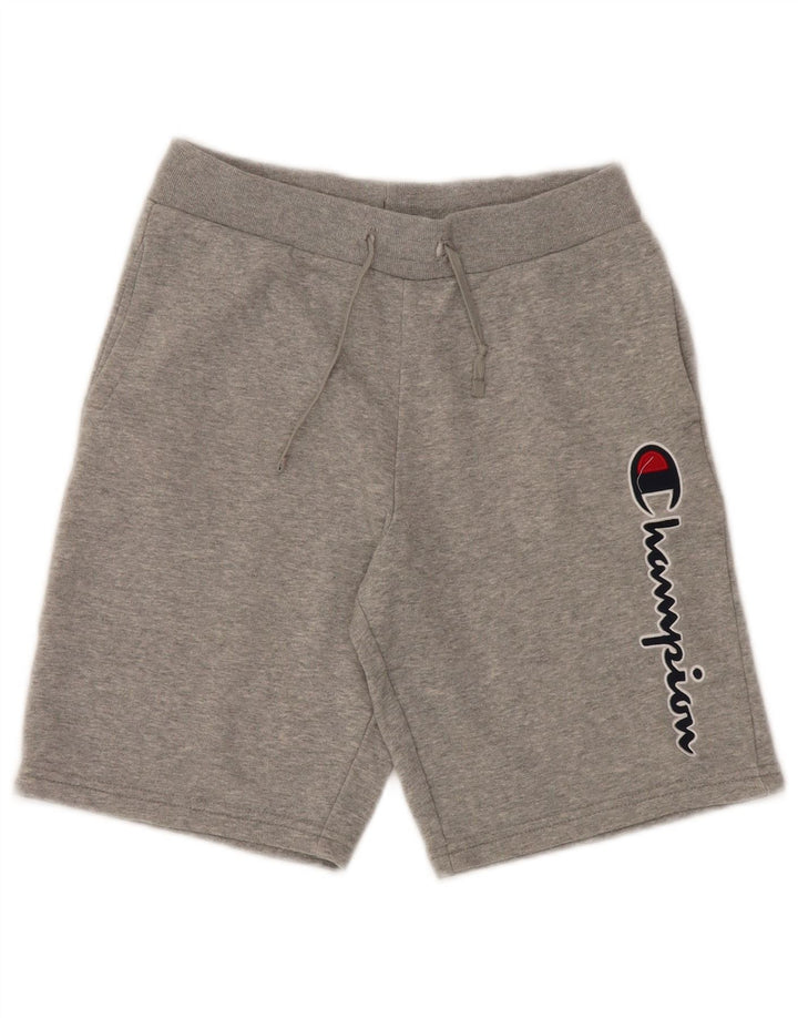 CHAMPION Short de sport graphique pour garçon 11-12 ans, grand gris