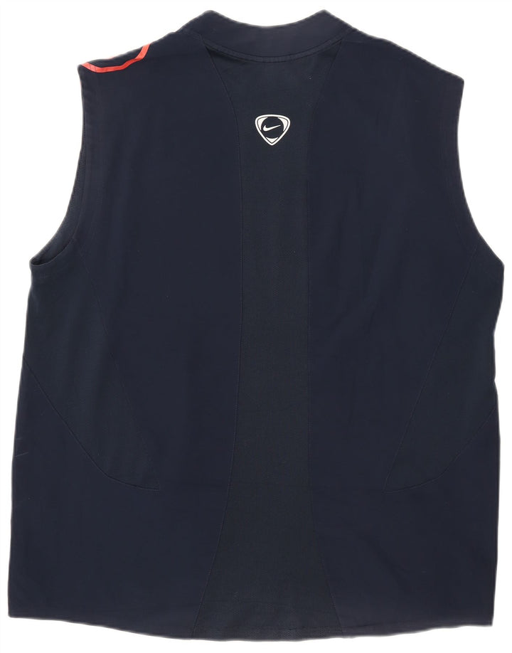 Nike Hommes Dri Fit Graphic Débardeur XL Bleu Marine