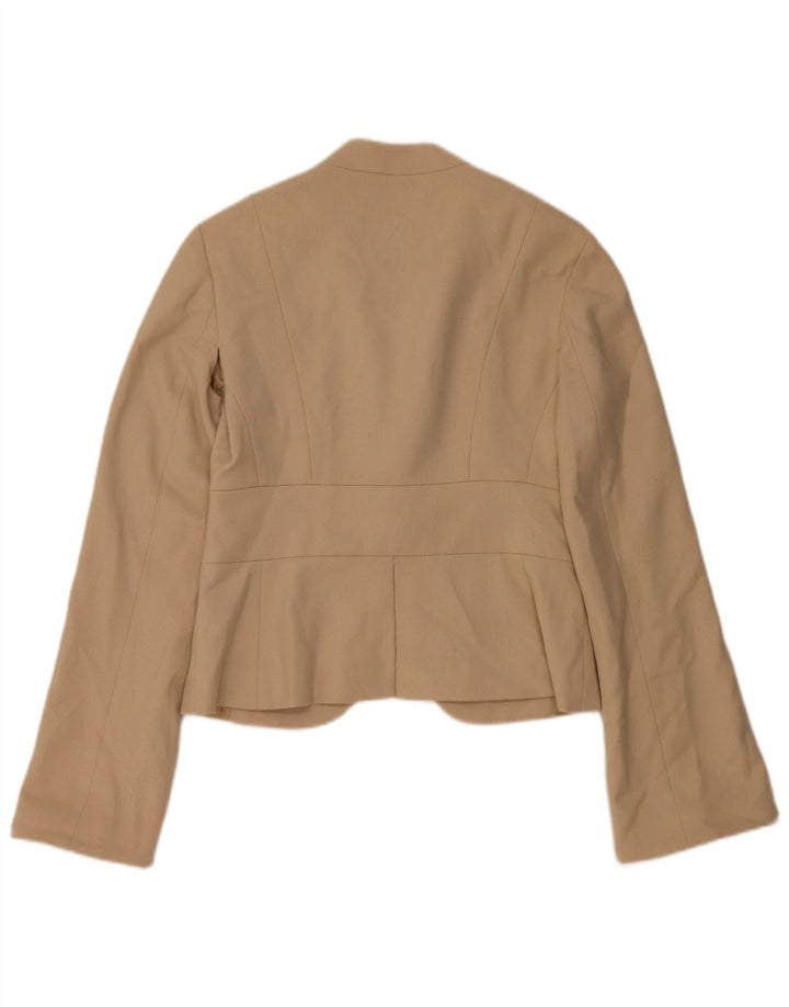 PATRIZIA PEPE Veste Blazer Femme IT 40 Petite Laine Beige