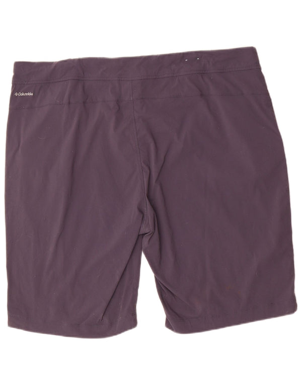 Columbia Short chino Omni-Shield pour femme US 18 2XL W40 Bleu marine Nylon