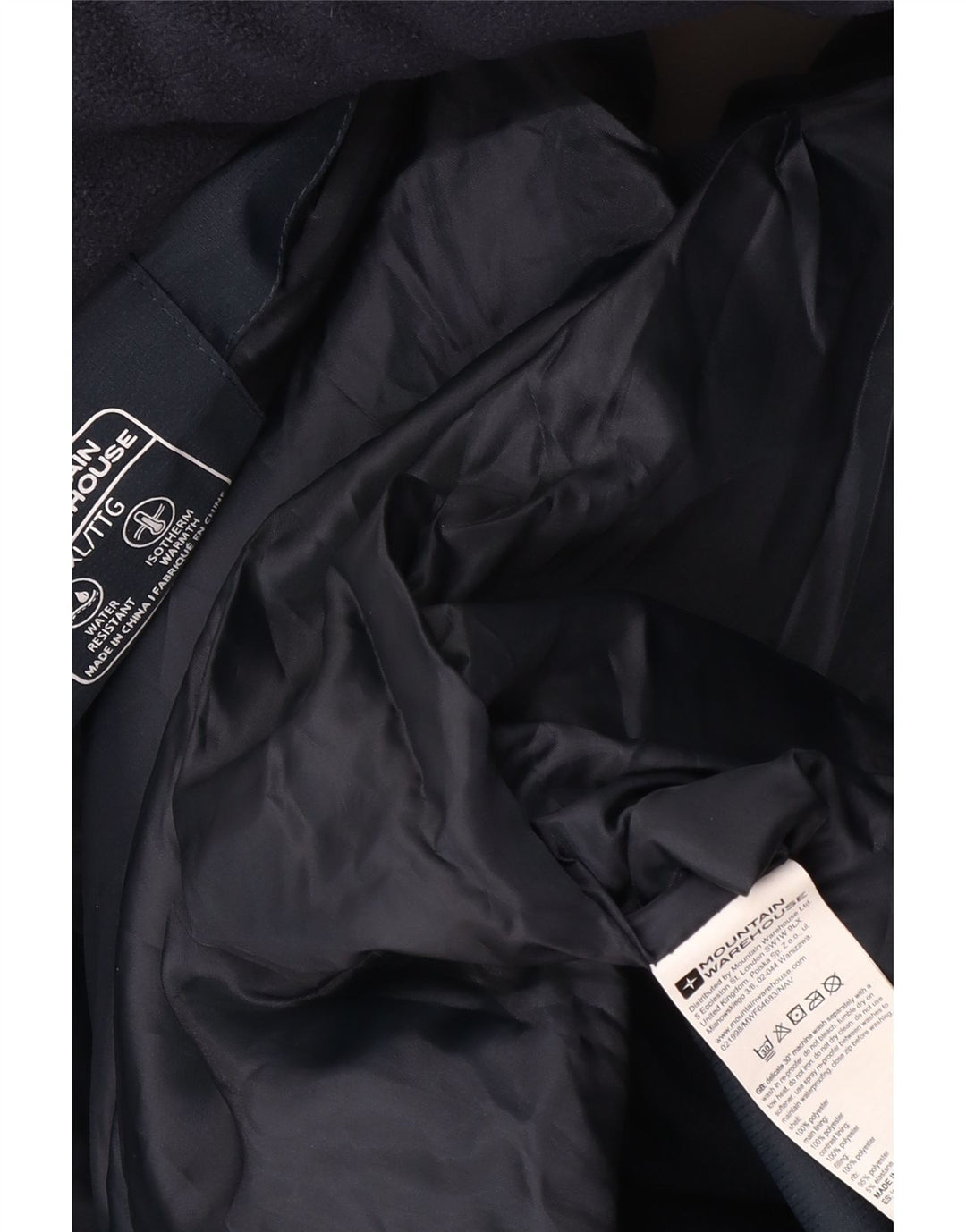 Mountain Warehouse Gilet rembourré pour homme UK 42 XL Bleu marine Polyester