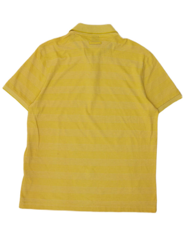 Hugo Boss Polo Regular Fit XL Coton rayé jaune