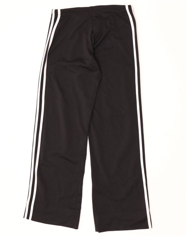 Adidas Pantalon de survêtement à jambe large pour femme UK 10 Small Noir Polyester