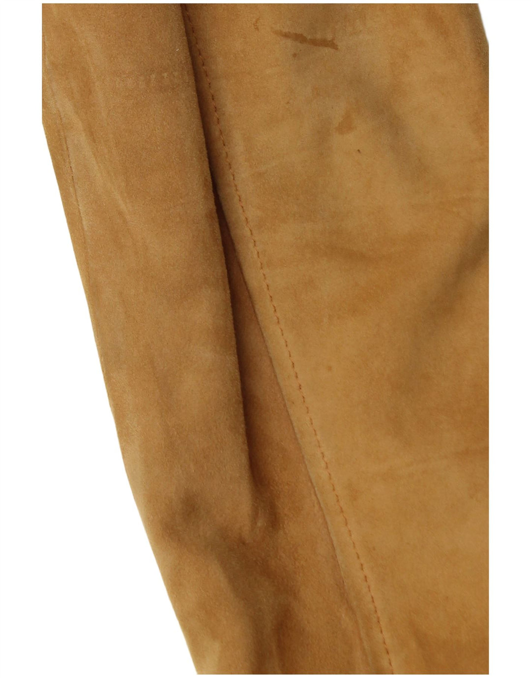 Veste Bomber En Daim Vintage Homme IT 52 XL Beige