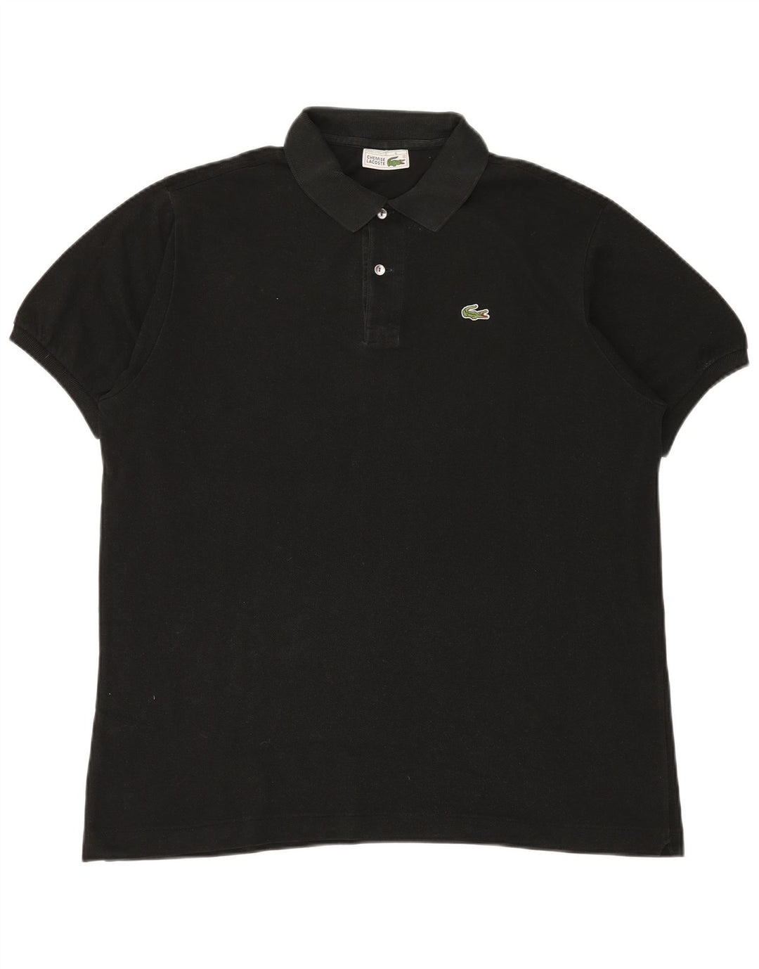 LACOSTE Polo Homme Taille 6 XL Coton Noir