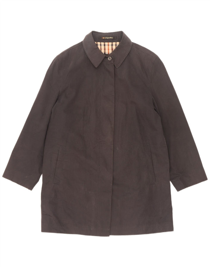 DAKS Pardessus Femme EU 40 Moyen Bleu Marine Coton