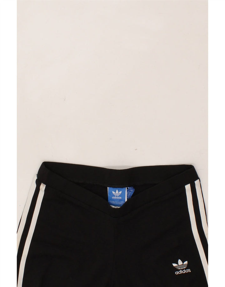 ADIDAS Womens Leggings UK 8 Small  Black Cotton Vintage Adidas and Second-Hand Adidas from Messina Hembry 