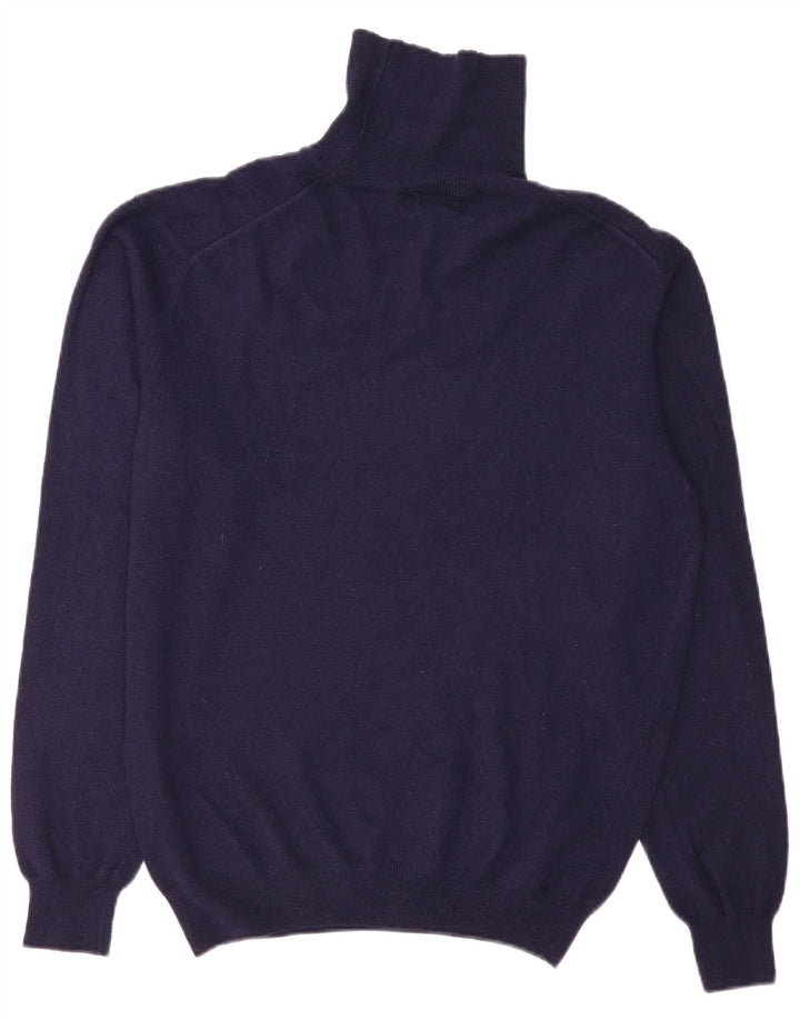 SERGIO TACCHINI Pull Col Roulé Homme Grande Laine Bleu Marine