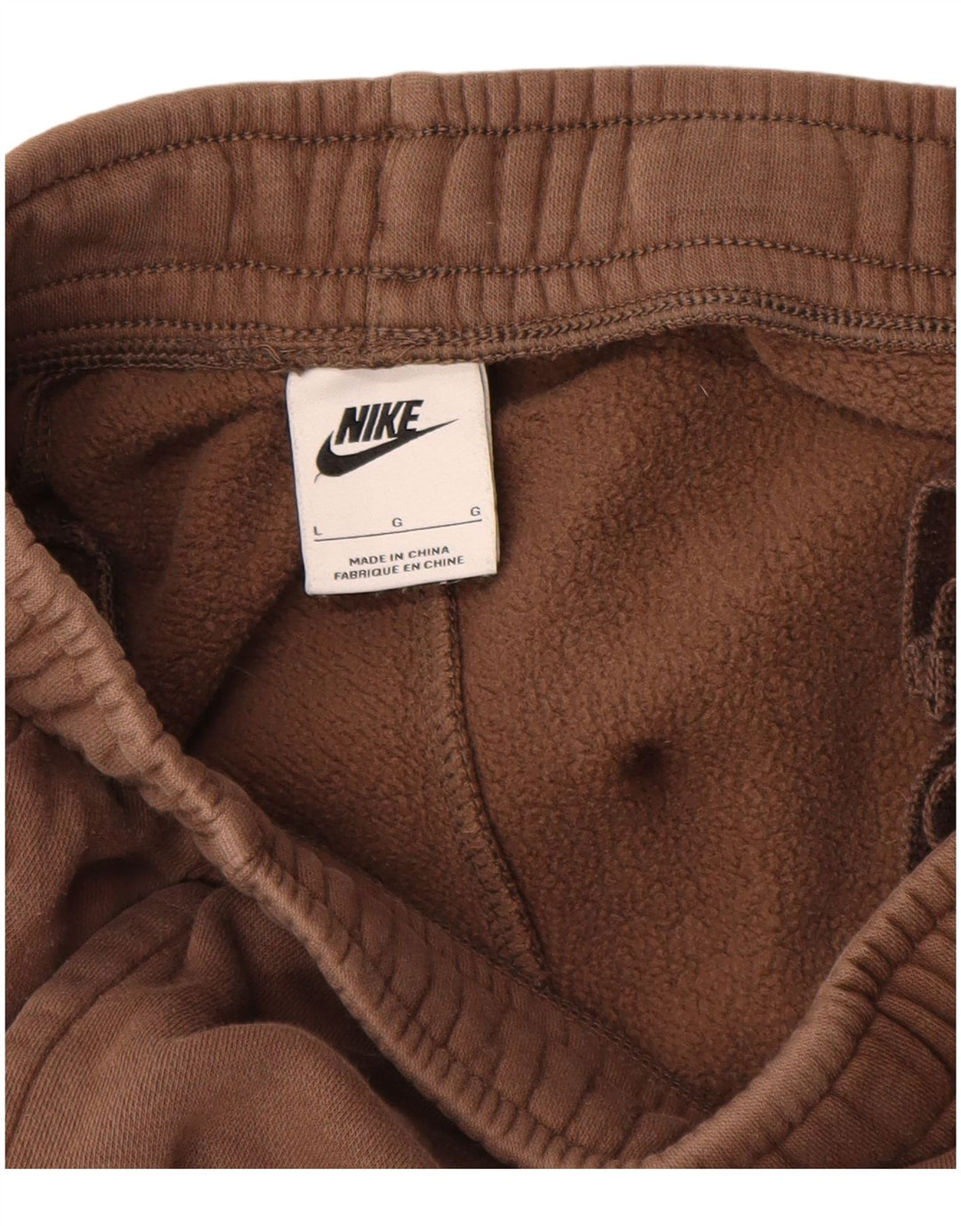 Nike Pantalon de survêtement pour homme en coton marron Taille L