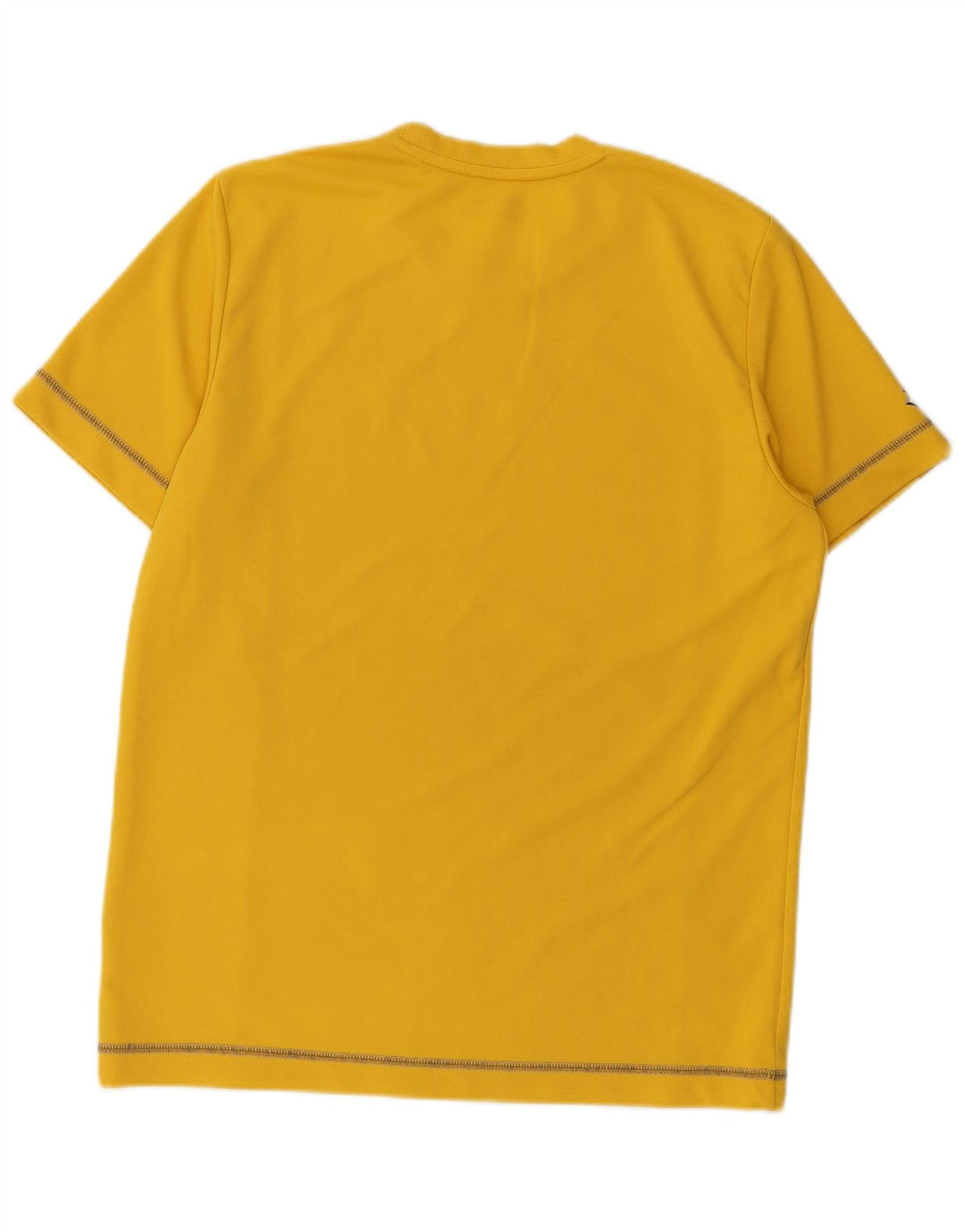 Lotto T-Shirt Graphique Homme Rayé Jaune Moyen Polyester
