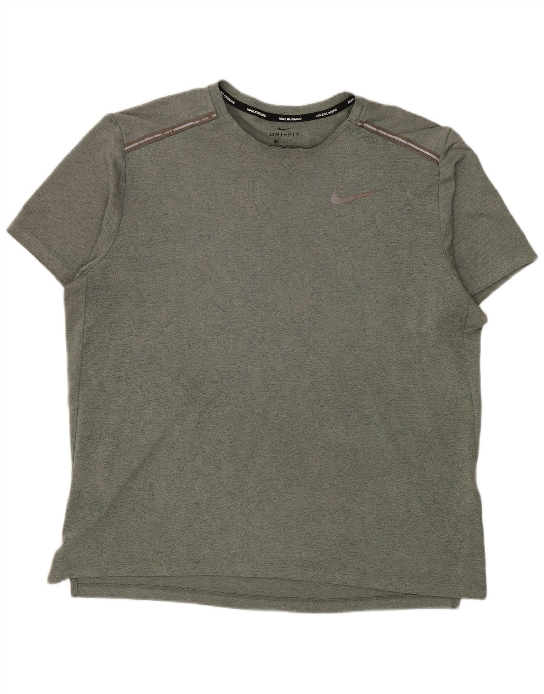 Nike Hommes Dri Fit T-Shirt Haut Large Vert Polyester