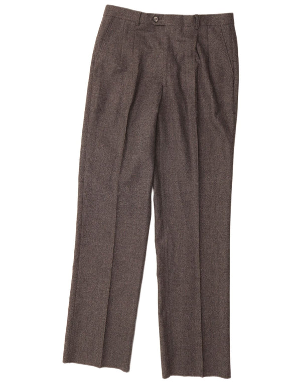 Marzotto Pantalon de costume pour homme IT 48 Medium W32 L34 Gris Laine