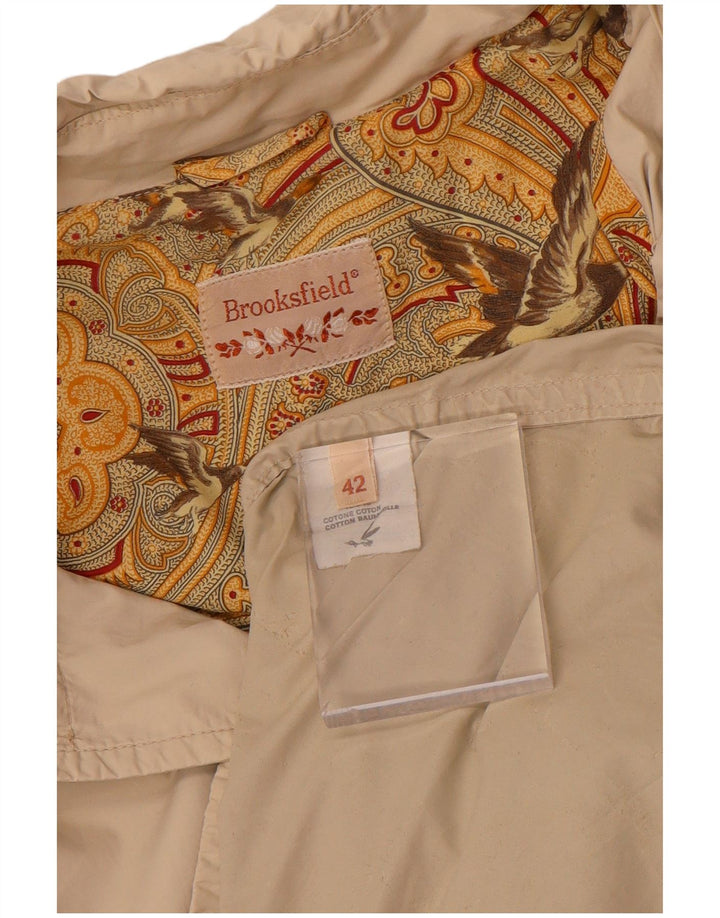 BROOKSFIELD Veste coupe-vent femme IT 42 coton beige moyen