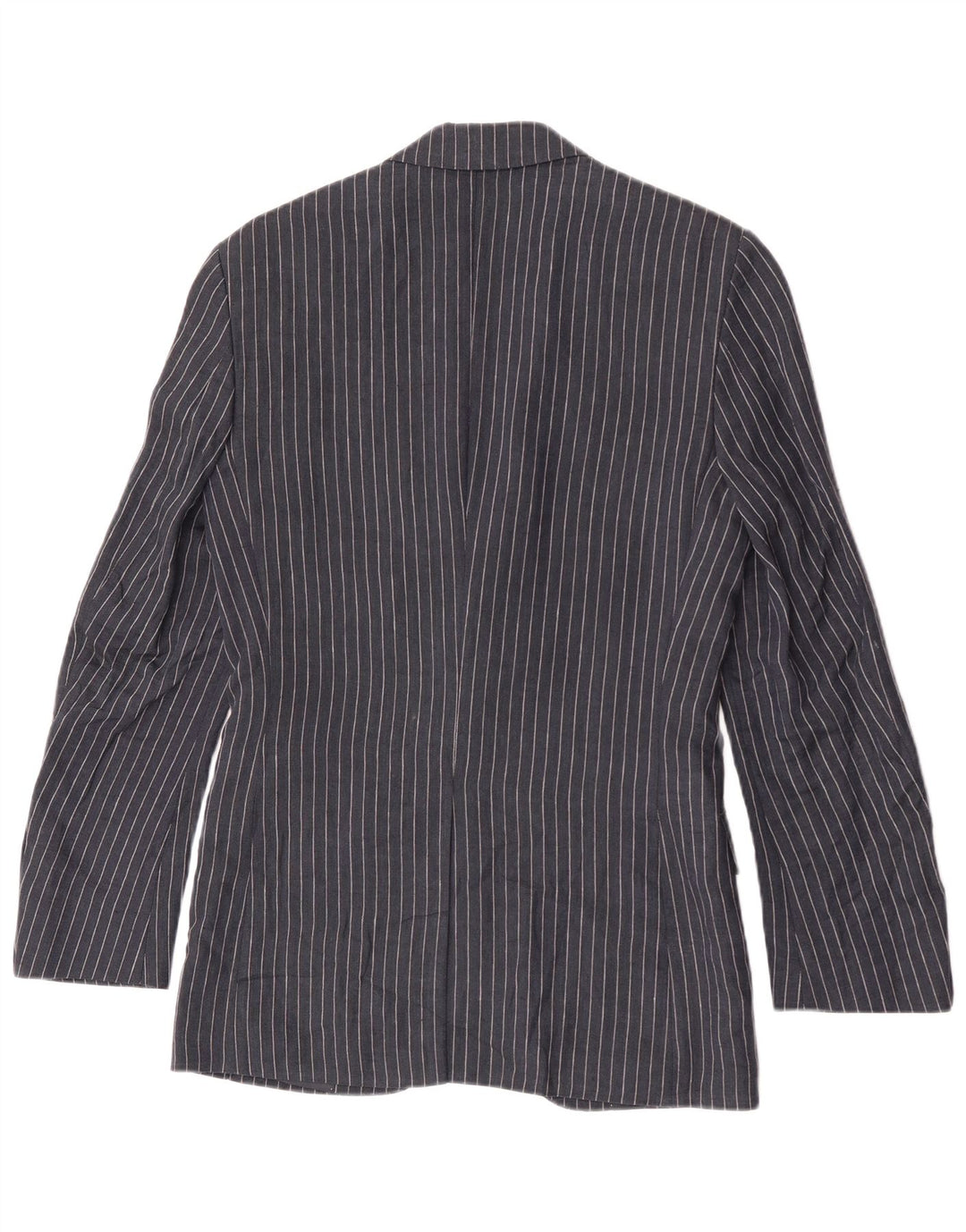 Marks & Spencer Veste blazer à 2 boutons pour homme UK 34 XS Bleu marine à fines rayures