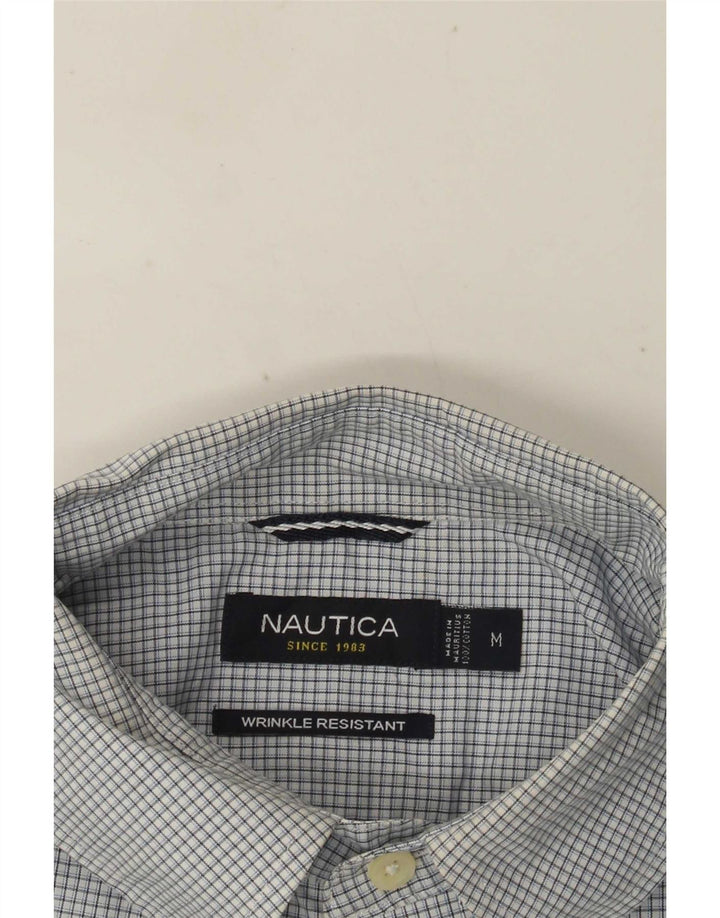 Chemise Homme Nautica Coton Vichy Bleu Moyen