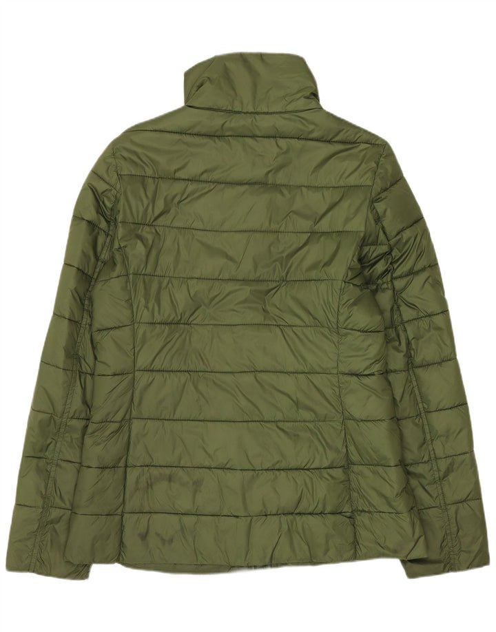 Barbour Veste matelassée surdimensionnée pour femme UK 10 Petit Kaki Polyester