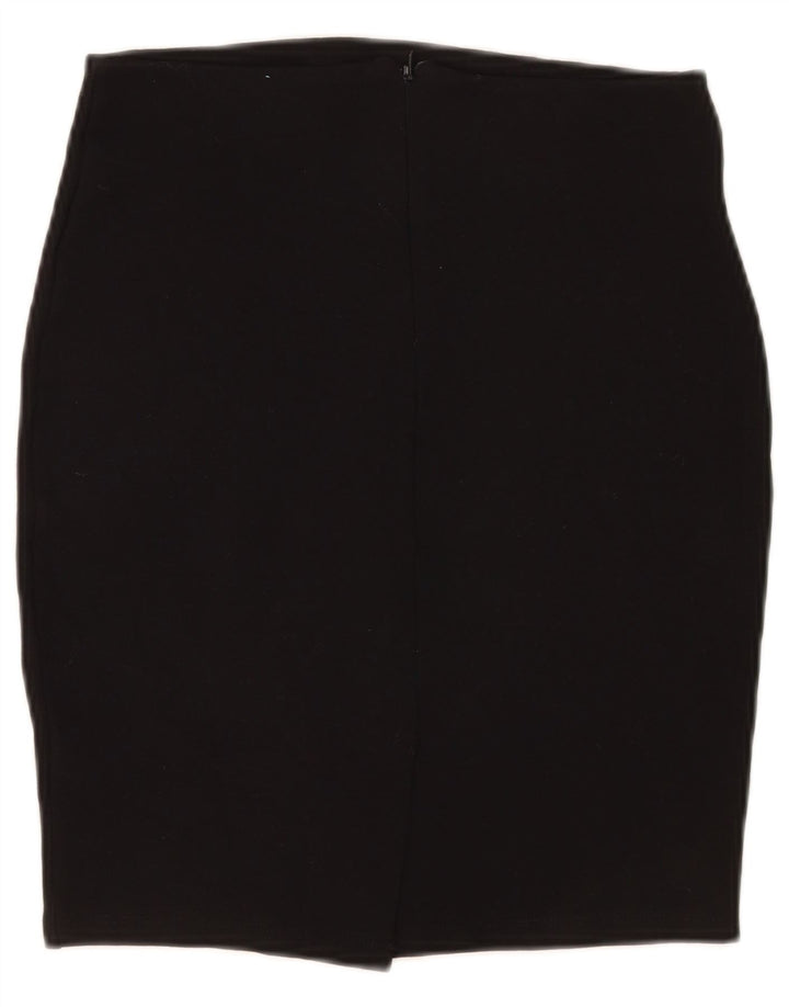 Jupe Crayon Femme Zara Medium W28 Viscose Noir