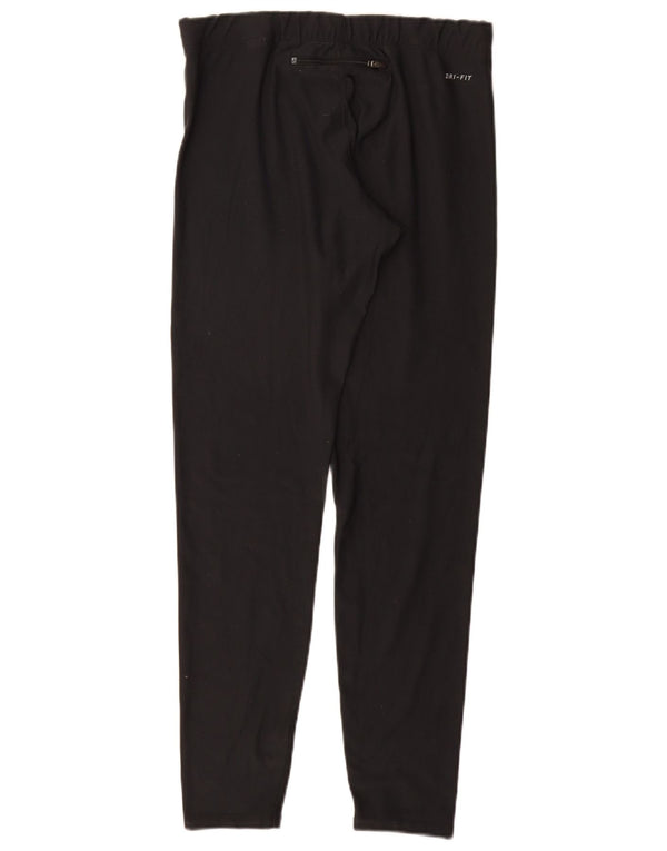 NIKE Legging graphique Dri Fit pour femme UK 12 Noir moyen