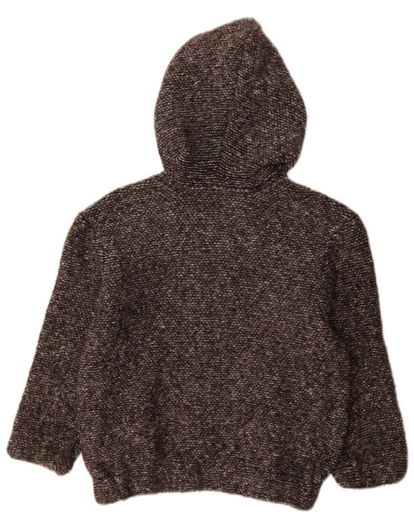 Zara Cardigan à capuche pour fille 6-7 ans Gris Acrylique