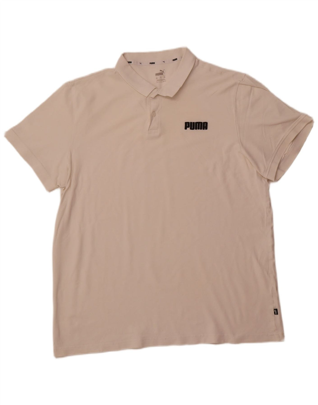 PUMA Polo Homme 2XL Blanc Cassé