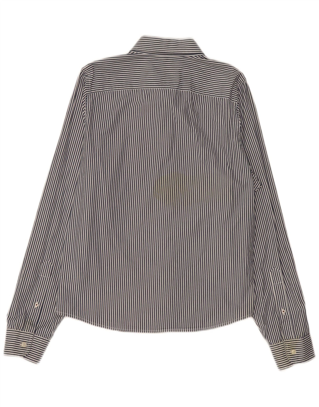 Hollister Chemise Homme XL Bleu Marine Pinstripe Cotton