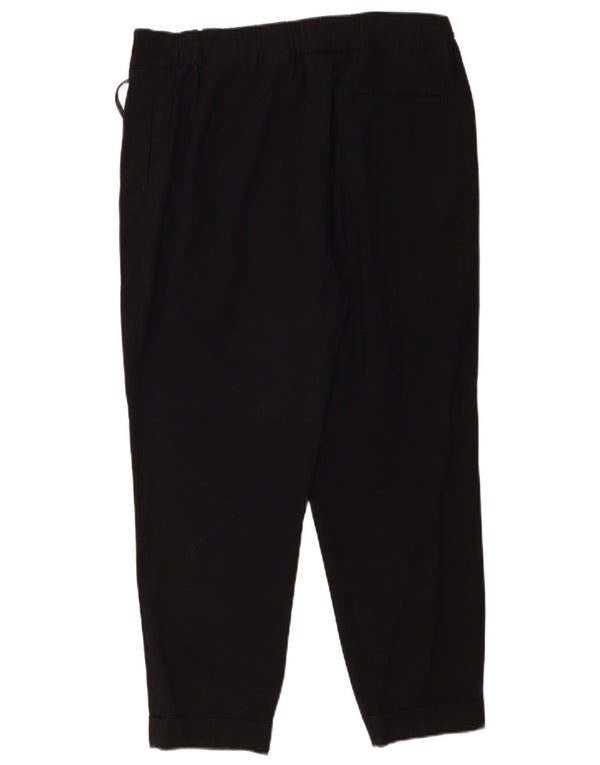 Marks & Spencer Pantalon décontracté fuselé pour femme UK 16 Large W36 L27 Noir