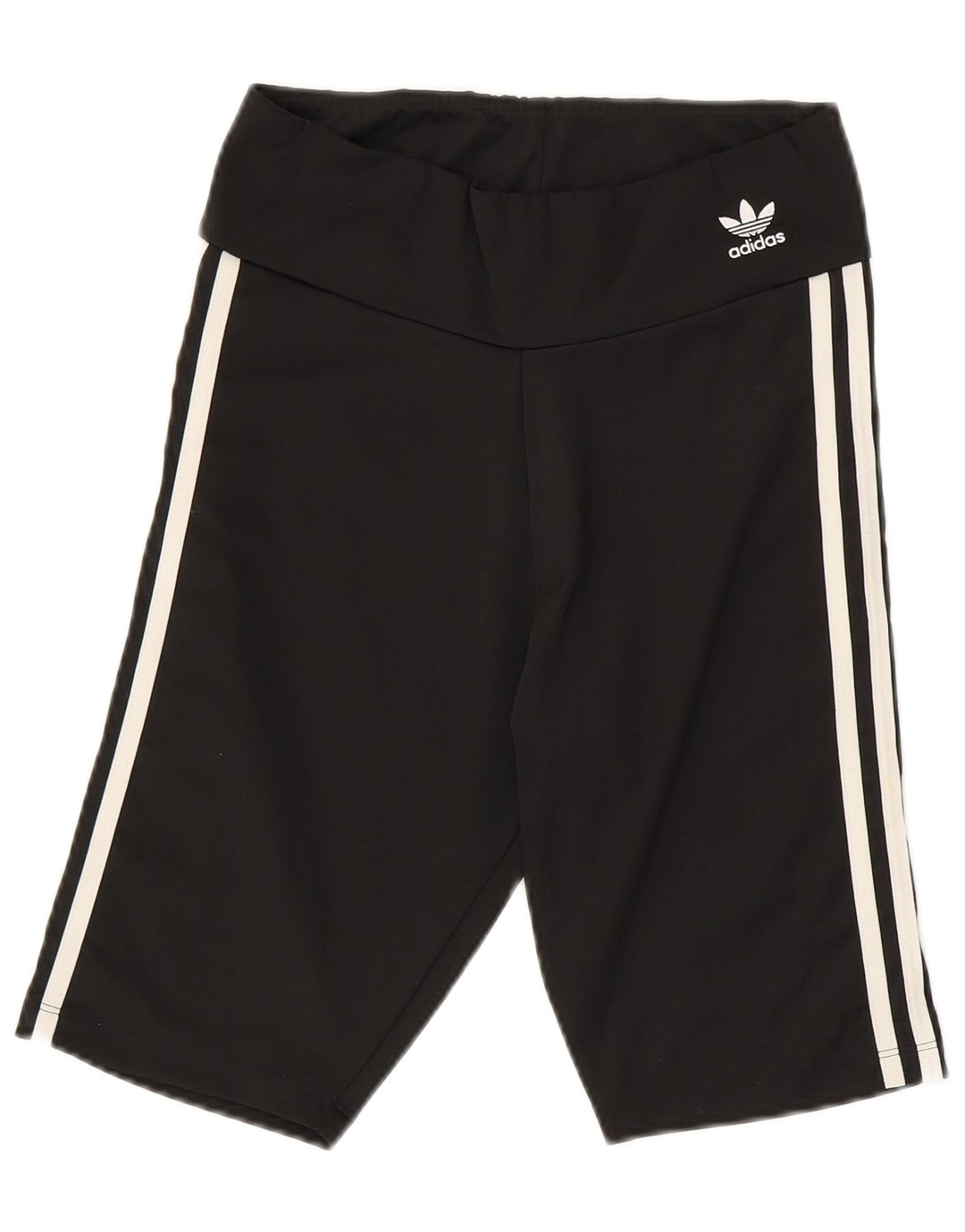 ADIDAS Short de sport pour femme UK 12 Medium Noir Polyester