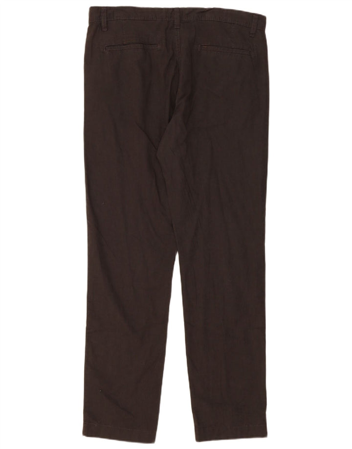 Dack's Pantalon Cargo Slim Homme Large W34 L32 Lin Gris