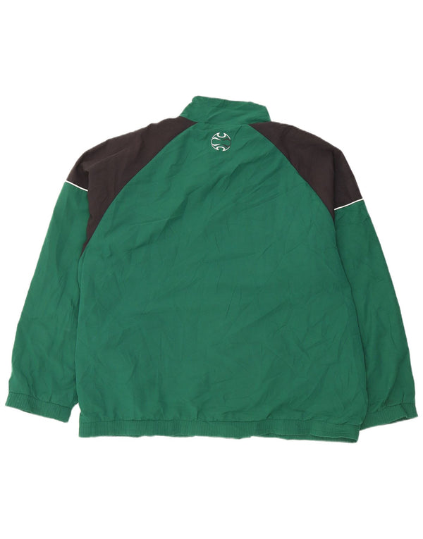 ADIDAS Veste de survêtement pour homme UK 46/48 XL Vert Colorblock Polyester