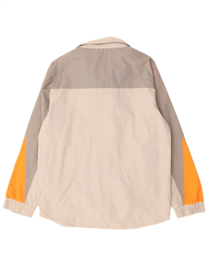 Slam Veste coupe-vent pour homme UK 36 Small Gris Colorblock Polyamide
