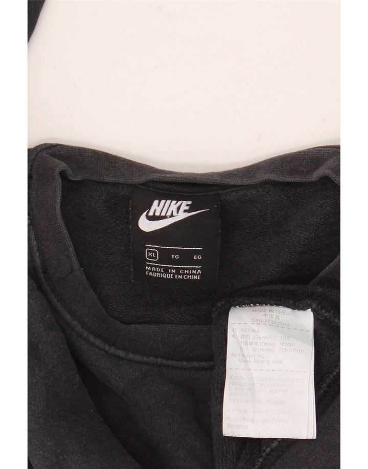 Nike Homme Sweatshirt Jumper XL Noir Coton