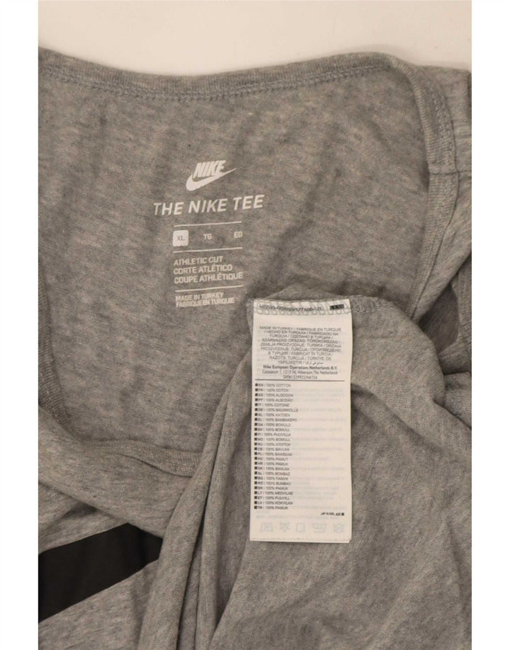 Nike Mens Athletic Cut Graphic Débardeur XL Gris Coton