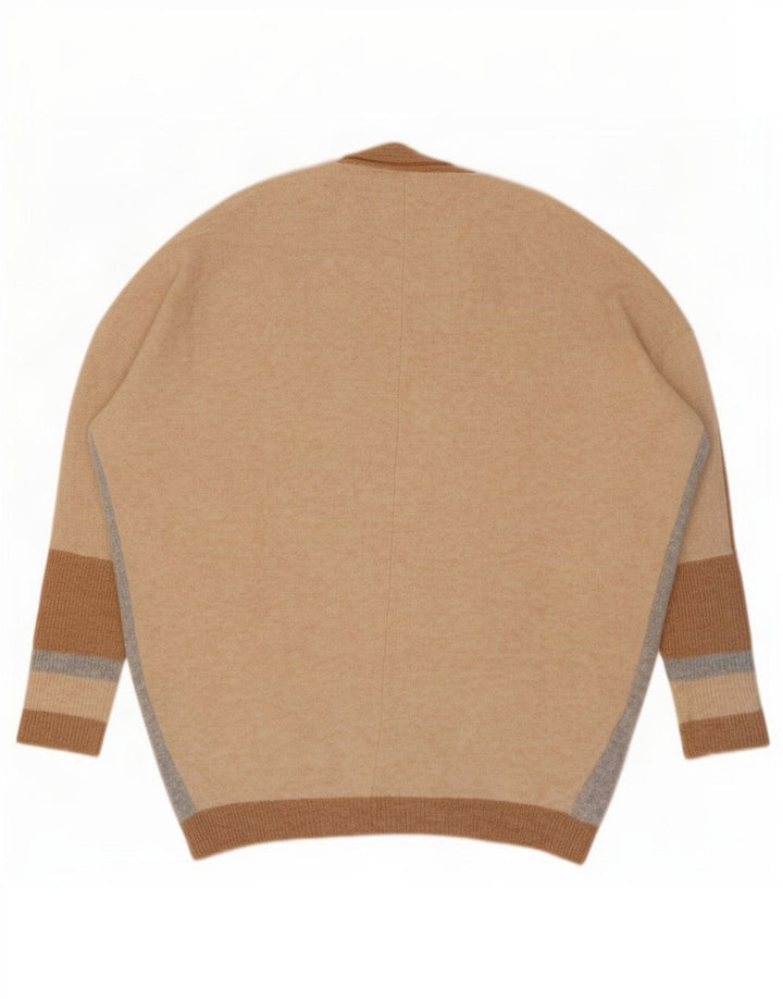 Marks & Spencer Pull cardigan surdimensionné pour femme UK 10 Petit Beige