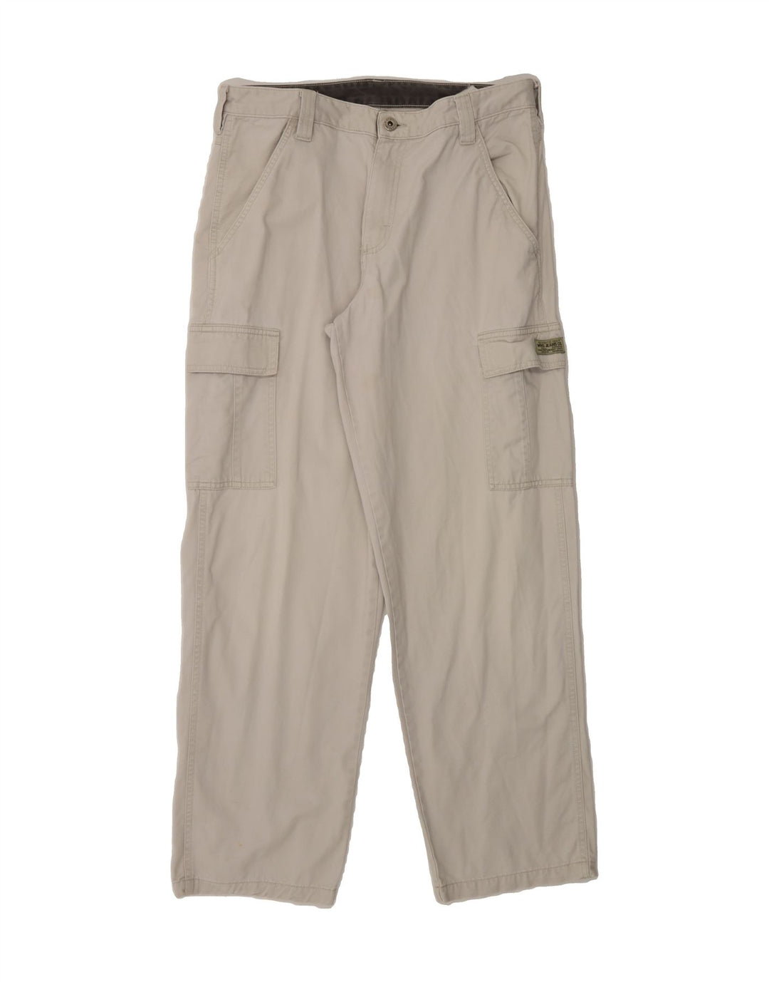 WRANGLER Mens Straight Cargo Trousers W13 L30 Off White Vintage Wrangler and Second-Hand Wrangler from Messina Hembry 