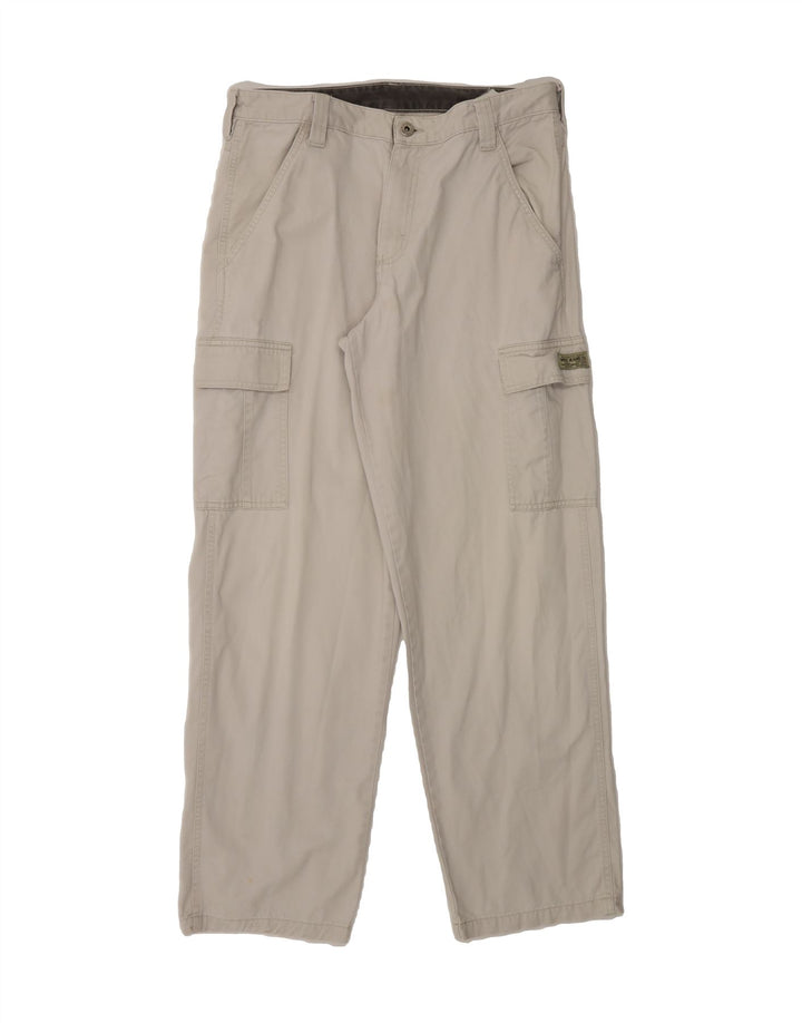 WRANGLER Mens Straight Cargo Trousers W13 L30 Off White Vintage Wrangler and Second-Hand Wrangler from Messina Hembry 