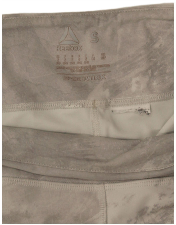 Reebok Leggings Femme FR 8/10 Petit Gris Tie Dye
