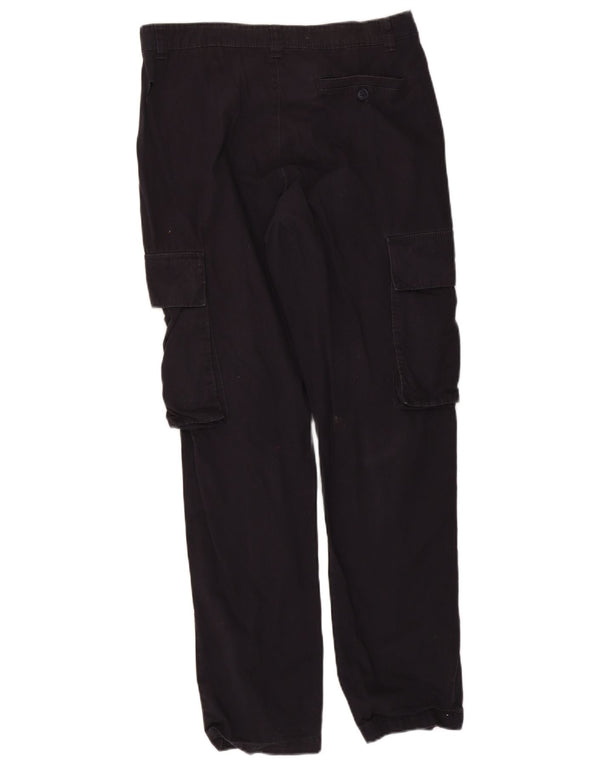 French Connection Pantalon Cargo Droit Homme Moyen W32 L31 Noir Coton
