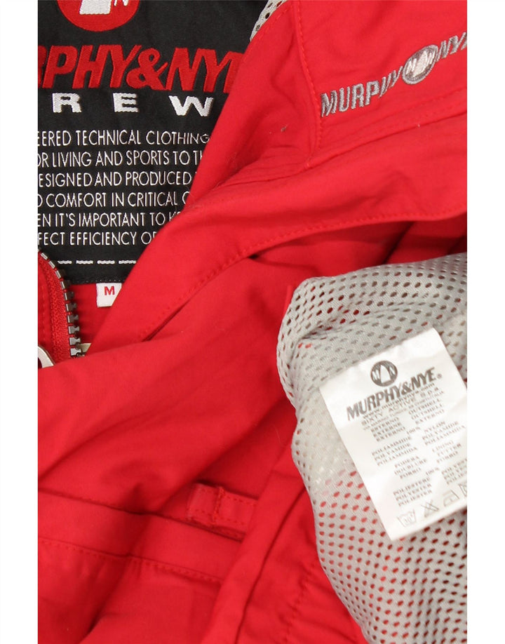 Murphy & Nye Veste de pluie pour femme UK 14 Medium Rouge Polyamide