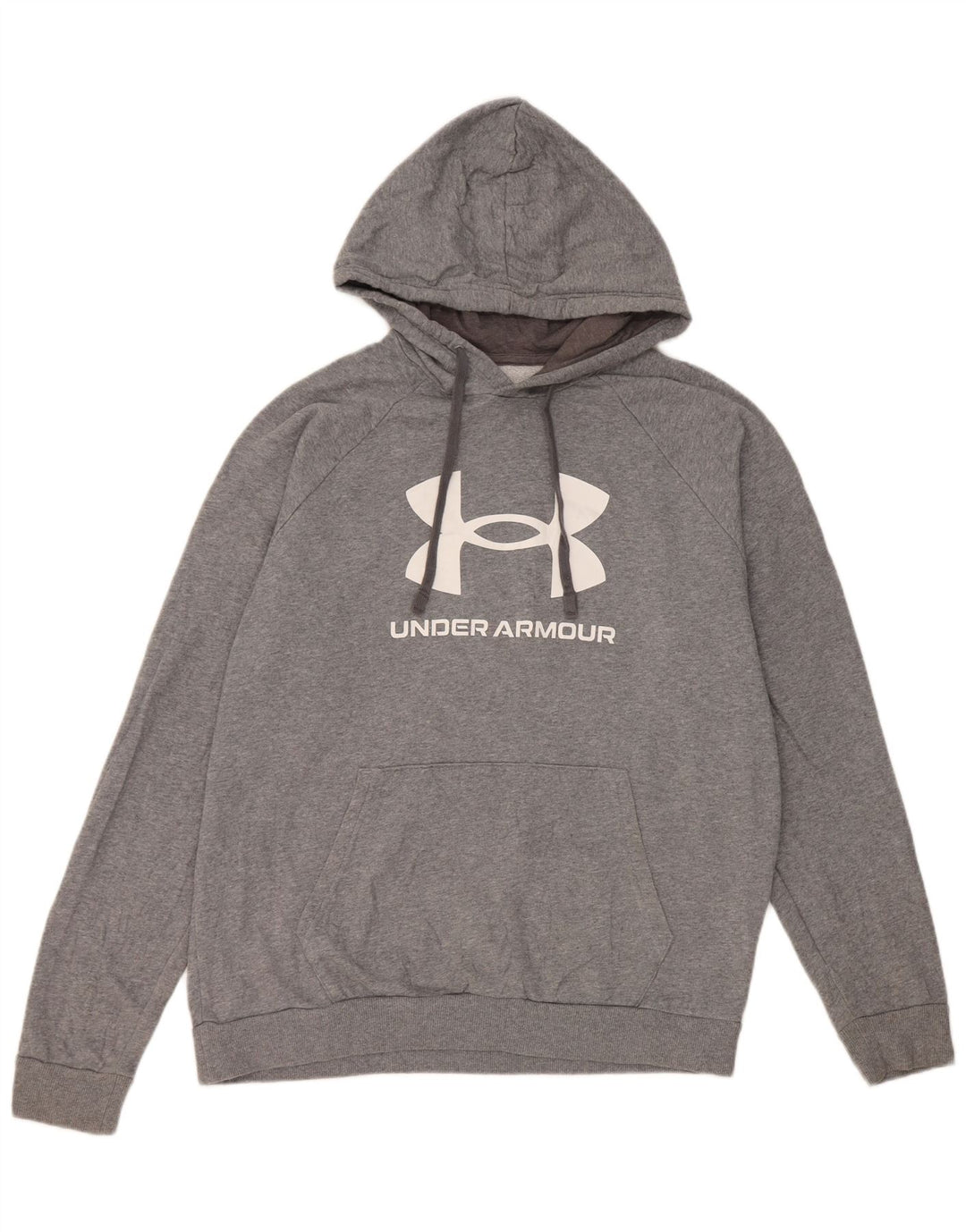 Under Armour Pull à capuche graphique homme grand gris coton