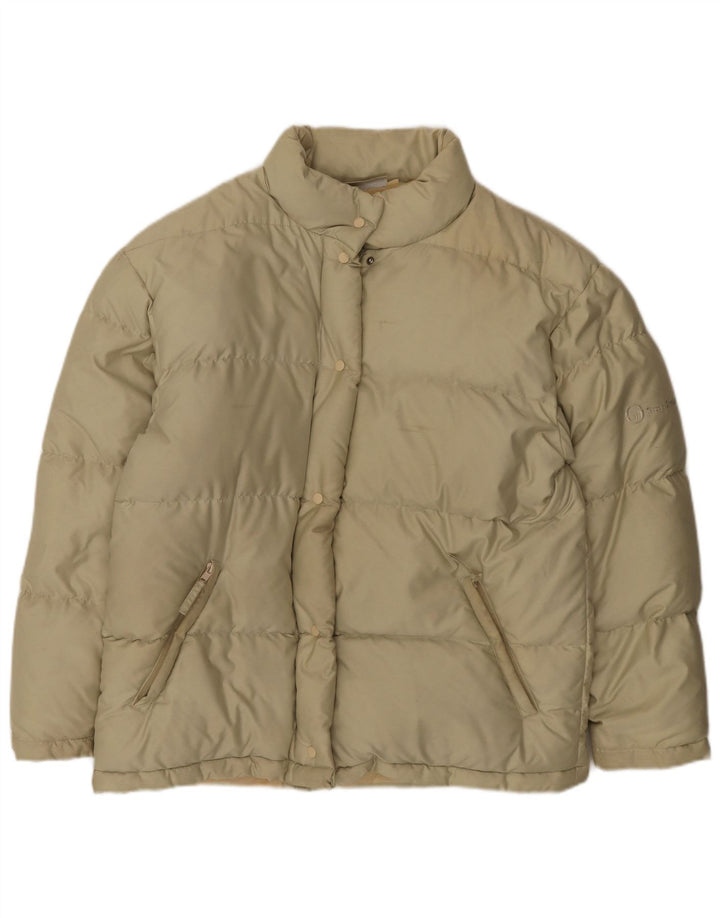 Sergio Tacchini Veste matelassée pour femme UK 18 XL Beige Polyester