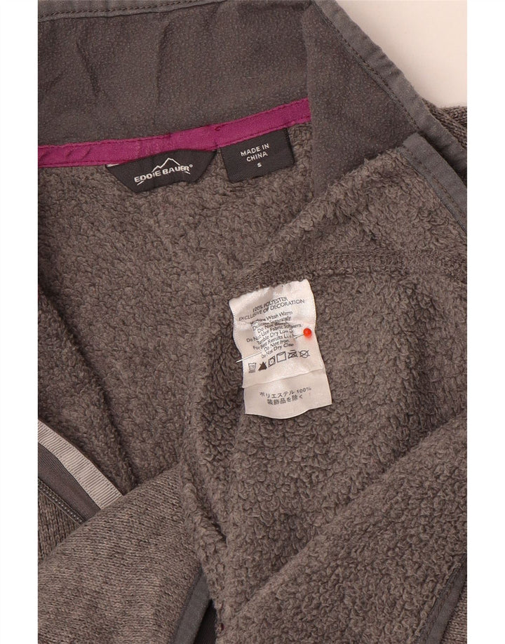 Eddie Bauer Veste de survêtement pour femme UK 10 Petit gris moucheté en polyester